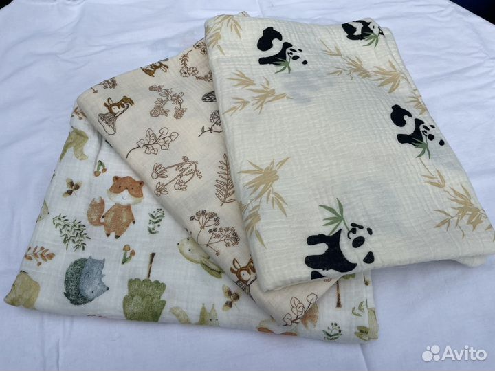 Муслиновые пеленки новые