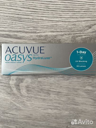 Линзы контактные acuvue oasys однодневные