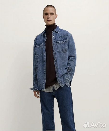 Джинсовки Zara унисекс 46-48