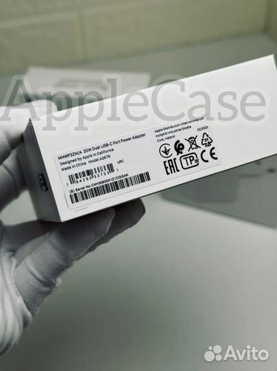 Блок для зарядки iPhone Apple 35W Dual USB-C