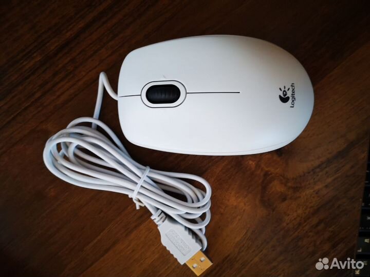 Мышь Logitech B110 Silent, белая