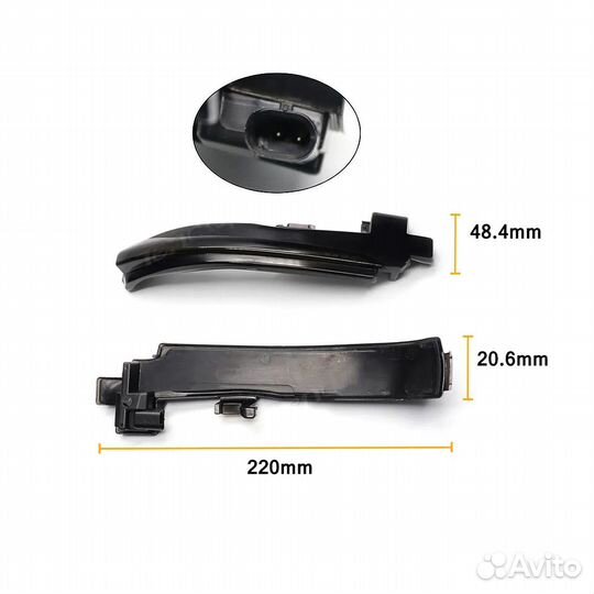 Динамические поворотники Volvo V40 V60 V70 S60 S80