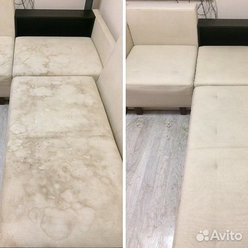 Профессиональная химчистка мягкой мебели на дому
