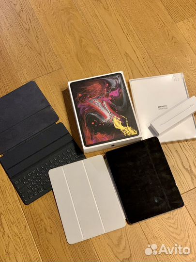 iPad Pro 12 9 256 LTE 2018+pencil 2,cover,keyboard