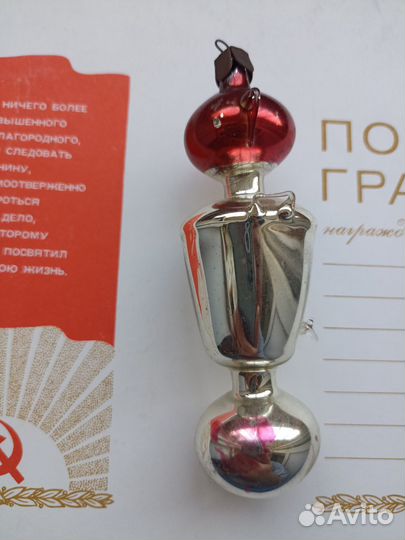 Самовар елочная игрушка