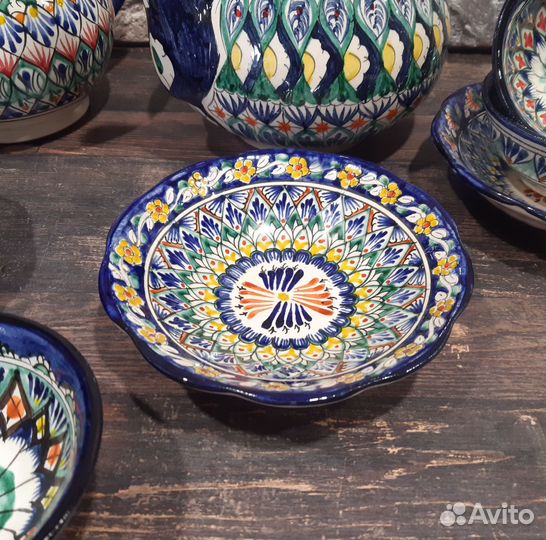 Посуда узбекская, ляган, пиала, коса