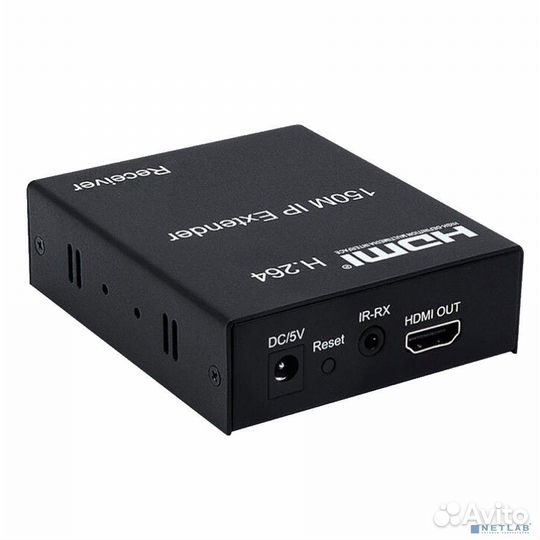 Orient VE046-RX, hdmi IP Receiver, дополнительный приемник для комплекта VE046, 1080p60Hz, настройка