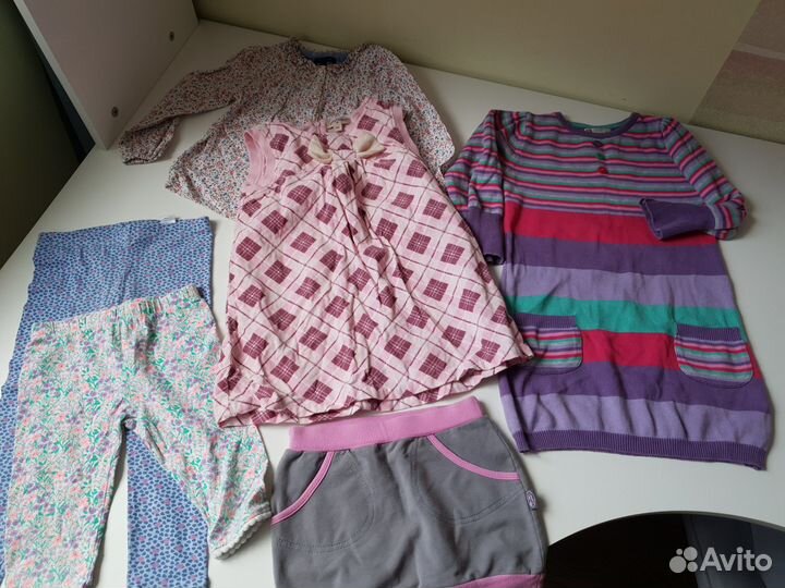 Огромный пакет детских вещей для девочки 2-3 лет