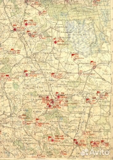 Подборка военных карт на Восточную Пруссию