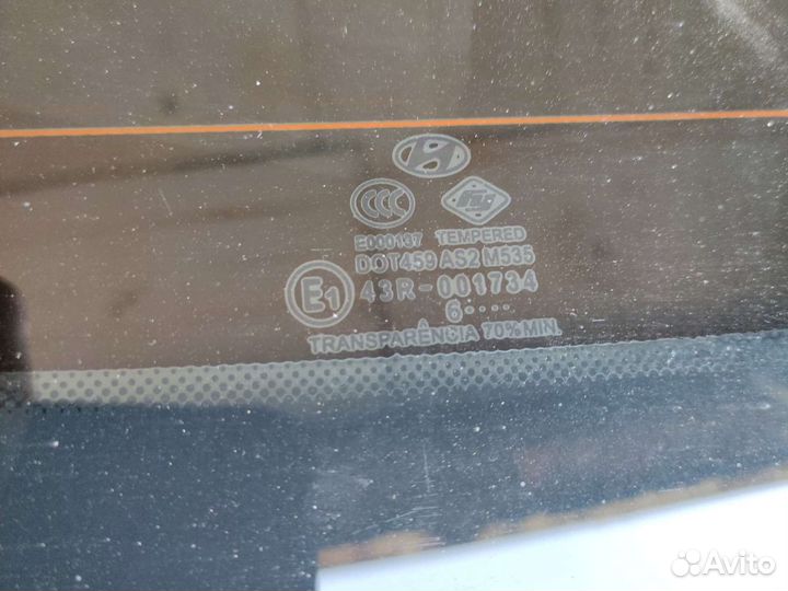 Стекло заднее Hyundai sonata 4