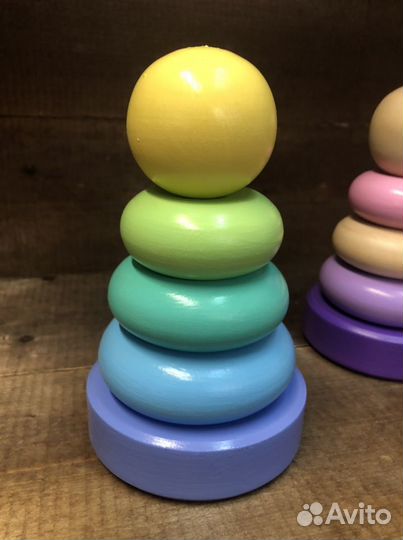 Деревянная пирамидка