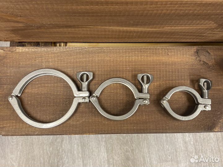 Хомут для клампового соединения 1,5;2; 3 дюйма