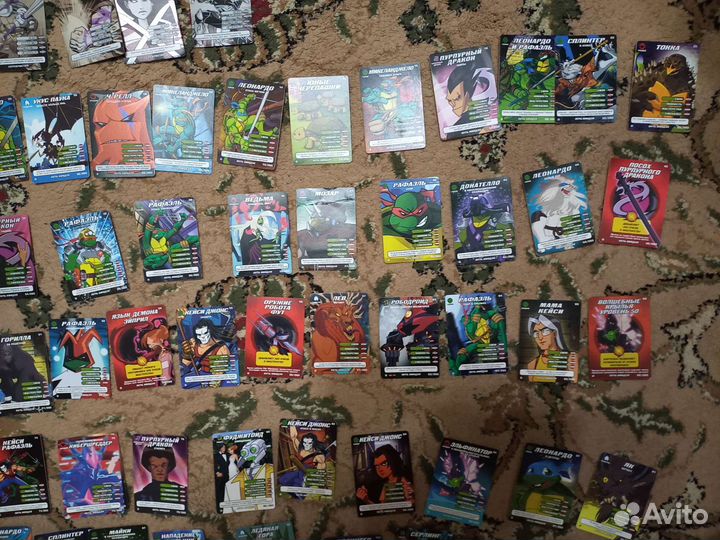 Карточки черепашки ниндзя