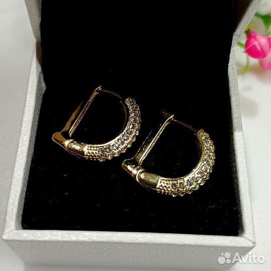 Серьги тренд Dior