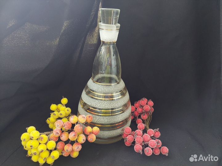Штоф графин СССР насыпное стекло