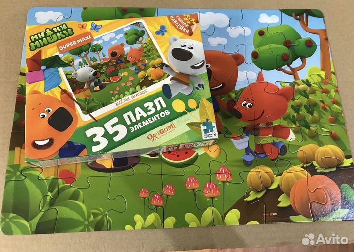 Крупные пазлы 3+ (3 набора)