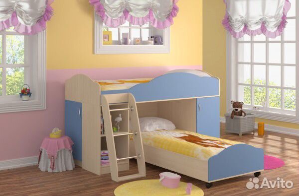 Кровать двухъярусная 