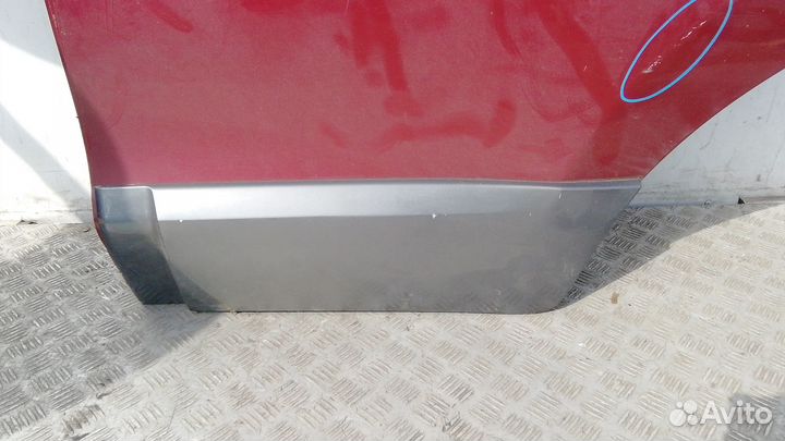 Дверь задняя левая hyundai santa FE 1 рест: 2004-2