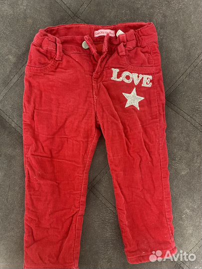 Брюки вельвет