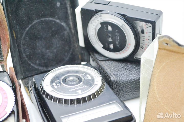 Фотоэкспонометры СССР 9шт., одним лотом