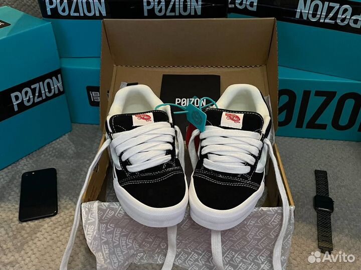 Кеды Vans knu skool дутыши оригинал Пойзон