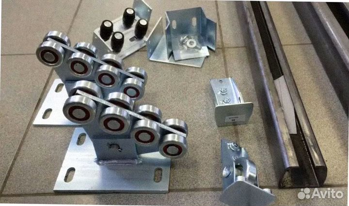 Ролики и направляющие балки для откатных ворот