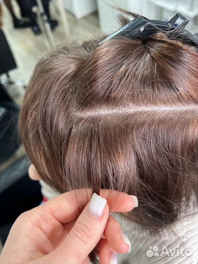 Капсульное наращивание волос топ-мастер