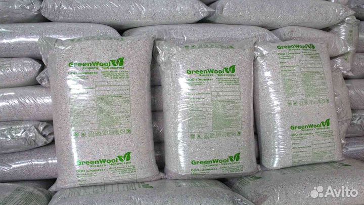 Утеплитель Эковата GreenWool