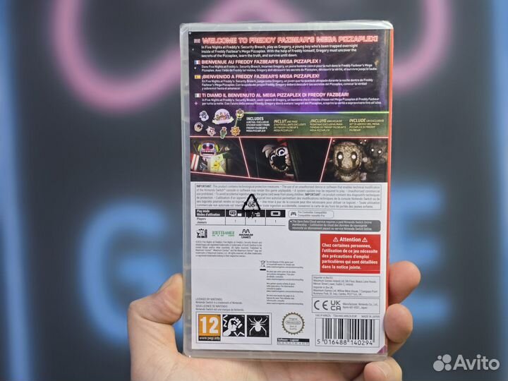 Five Nights AT Freddy's Картридж для nintendo