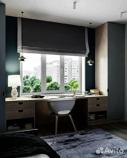 Рабочая зона у окна в рассрочку