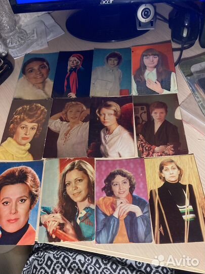 Открытки актеров. СССР цветные