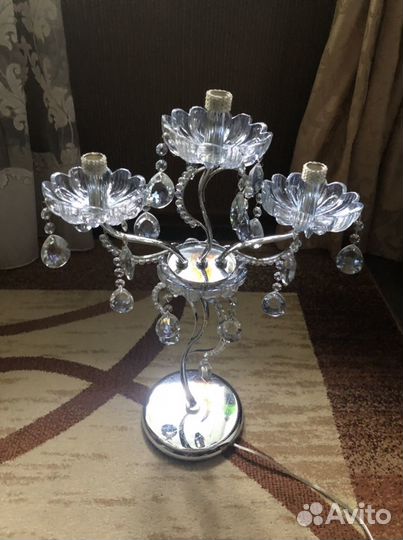 Напольный светильник хрусталь Германия