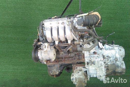 Двигатель в сборе двс mitsubishi chariot N43W 4G63