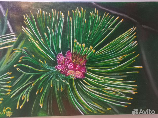 Картина маслом на холсте, масло