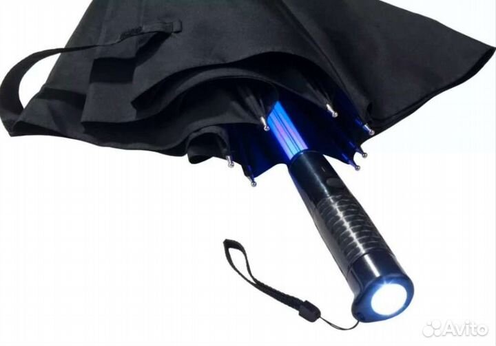 Зонт светящийся светодиодный Меч Джедая +фонарик