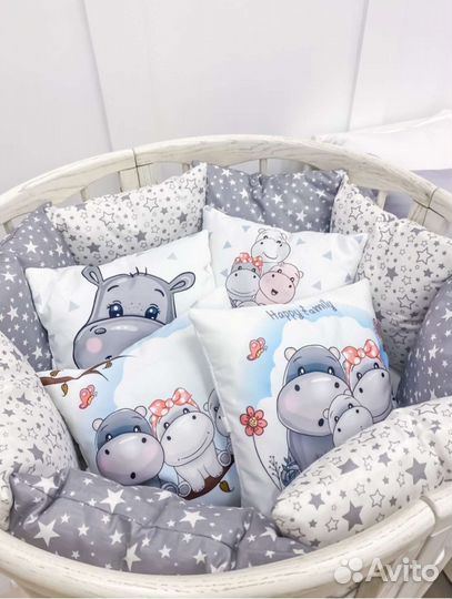 Бортики в кроватку