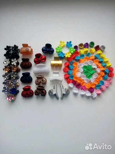 Резинки,сеточки, ободки для волос