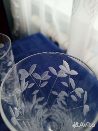 Рюмки, бокалы, стаканы советских времен, хрусталь