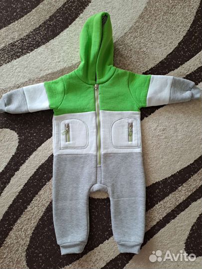Флисовый комбинезон 80