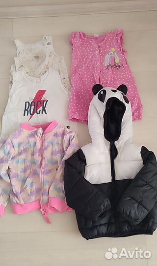 Пакет вещей на девочку от 74-86 размера