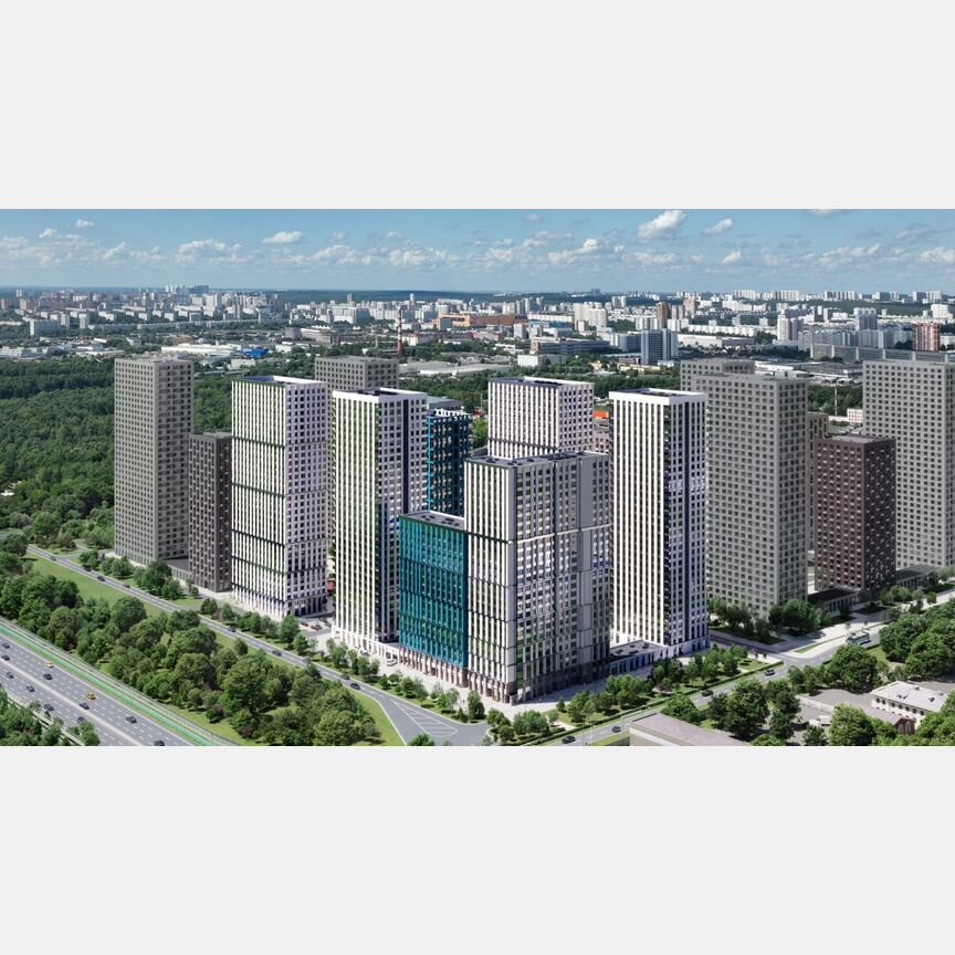 2-к. квартира, 57 м², 24/32 эт.