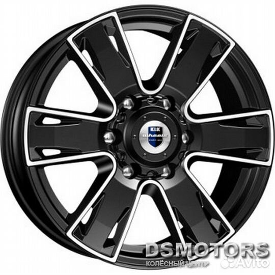 Диски Севенна (кс726) 7/17 6x139.7 ET38 d67.1 алмаз чёрный