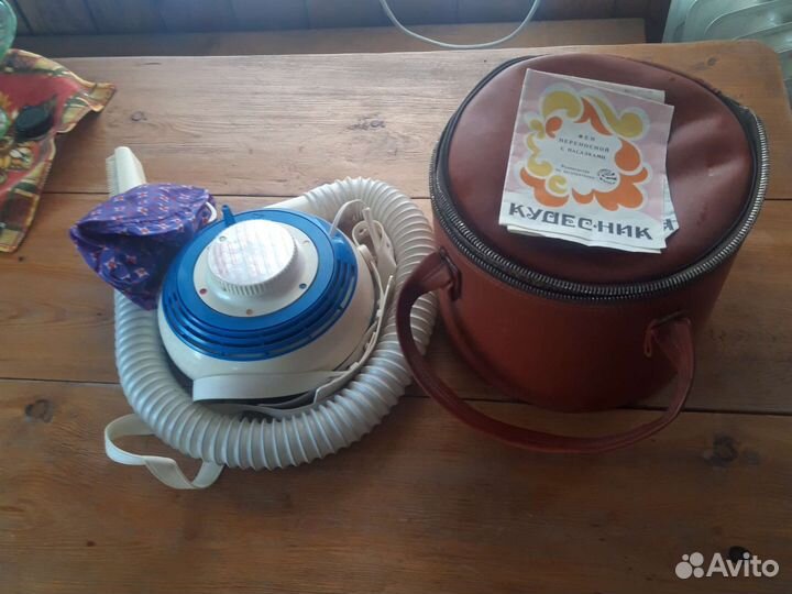 Фен переносной с насадками кудесник