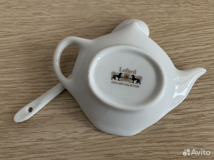 Lefard подставка под чайный пакетик и ложка