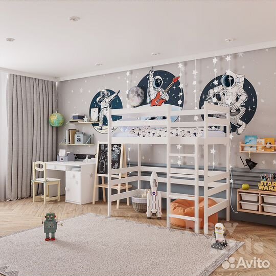 Детская кровать чердак