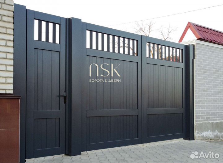Ворота металлические аск
