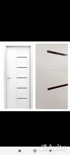 Двери межкомнатные белые, новые