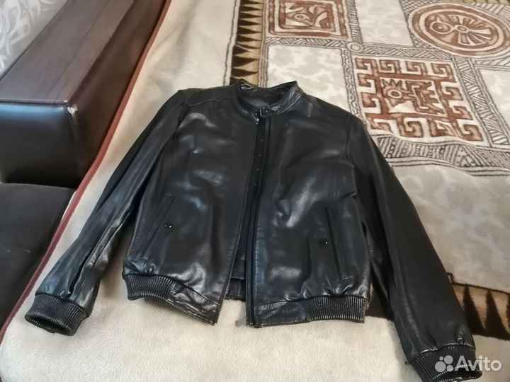 Кожаная куртка мужская