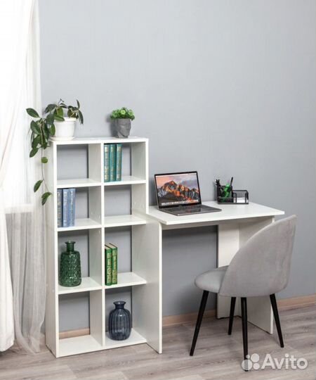 Стеллаж со столом новый