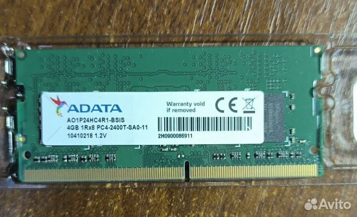 Оперативная память для ноутбука ddr4 4gb sodimm